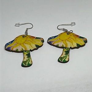 Earrings Mushroom‎